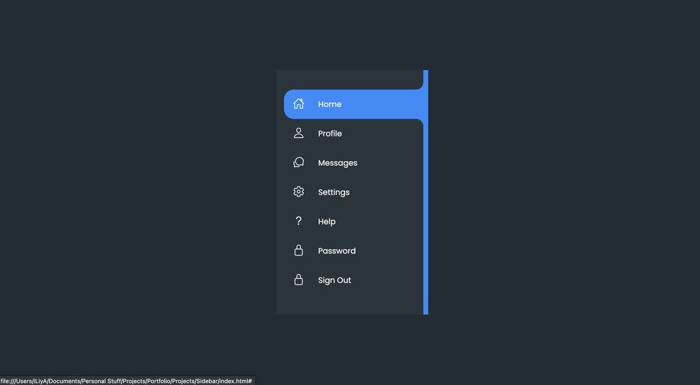 Preview of Animated Sidebar