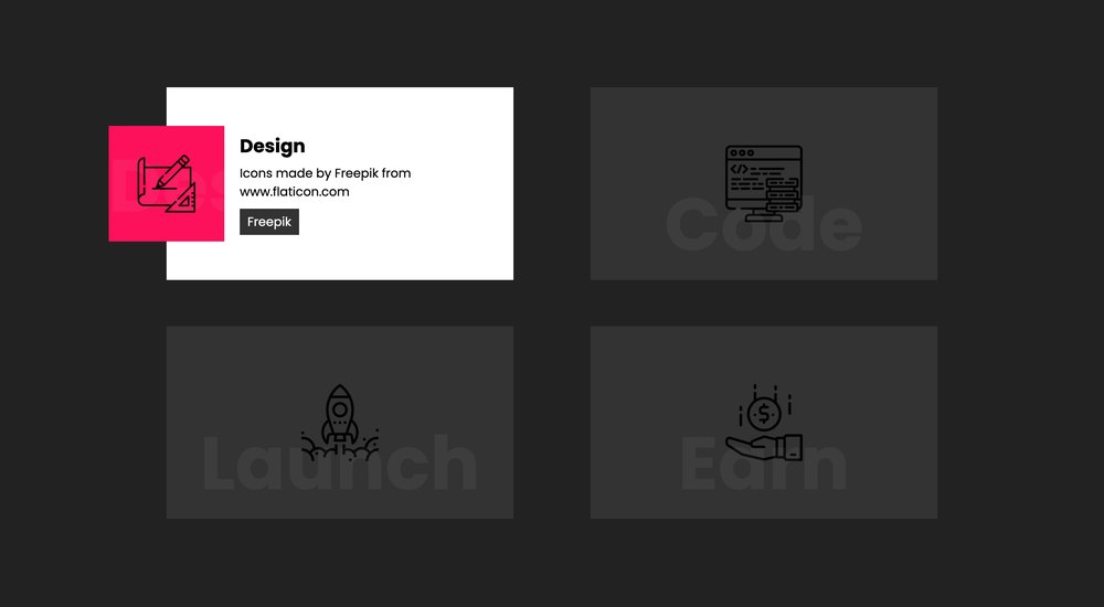 Preview of Responsive Card Hover Effect